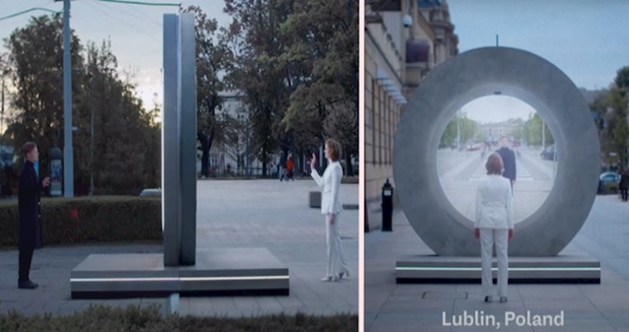 VIDEO Genijalna ideja, virtualnim portalom povezali su dva europska grada