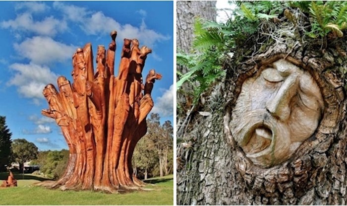 Mrtva stabla rezbarenjem pretvaraju u javnu umjetnost. Ovo morate vidjeti!