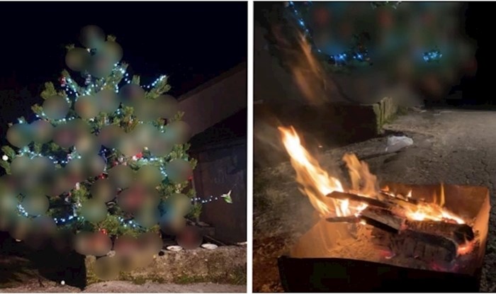 U Zmijavcima jedno drvce ima prečudne božićne ukrase