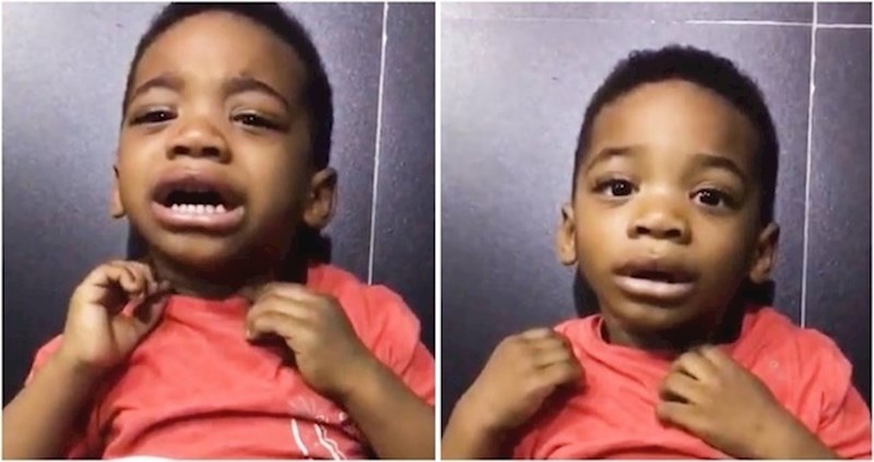 VIDEO Dramatično plakanje ovog dječaka teta je riješila urnebesnim oponašanjem