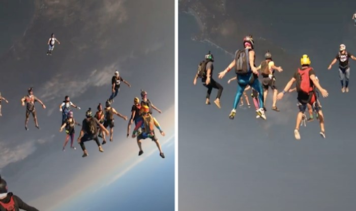 VIDEO Skupina prijatelja padobranaca u nevjerojatnim formacijama
