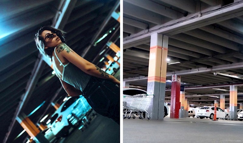 Neobičan kut, talentirani fotograf i ispravno uređivanje čine dosadno parkiralište izvrsnom lokacijom za dobru fotografiju.