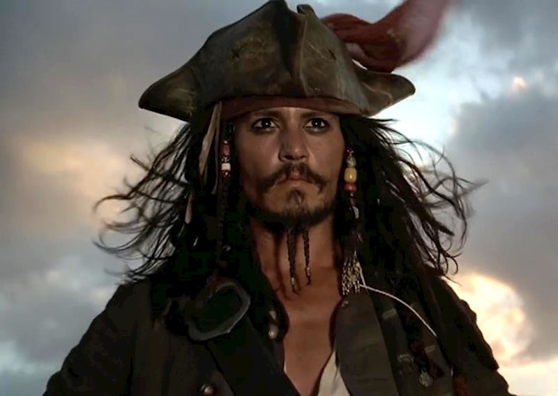 Johnny Depp kao Jack Sparrow.