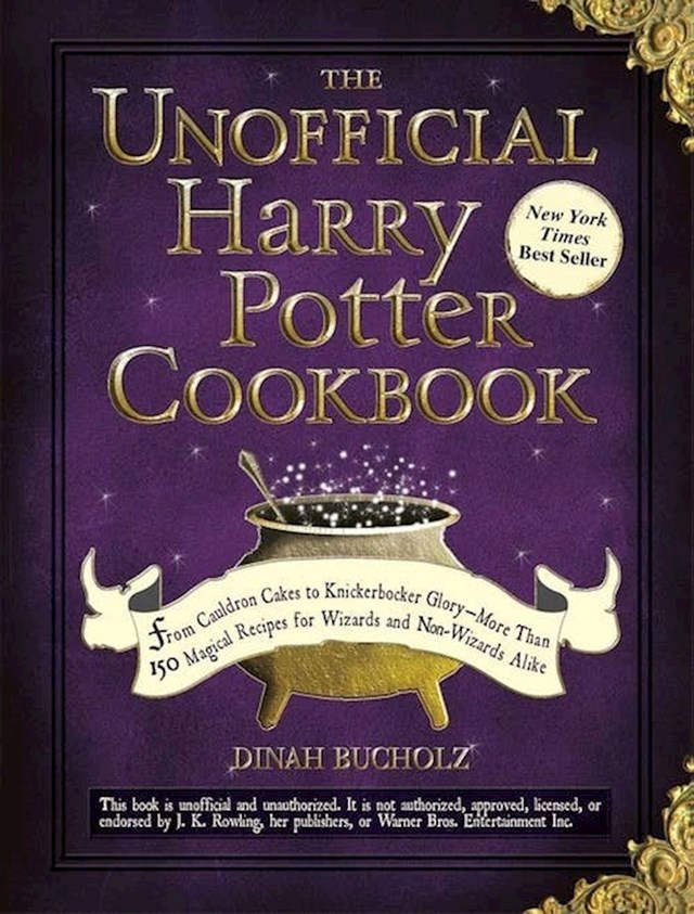 2. Neslužbena Harry Potter kuharica koja će vas satima zadržati u kuhinji.