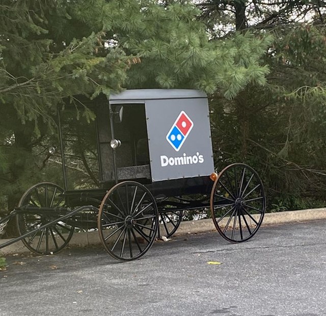 “Ovo vozilo za dostavu pizze koje sam vidio.”