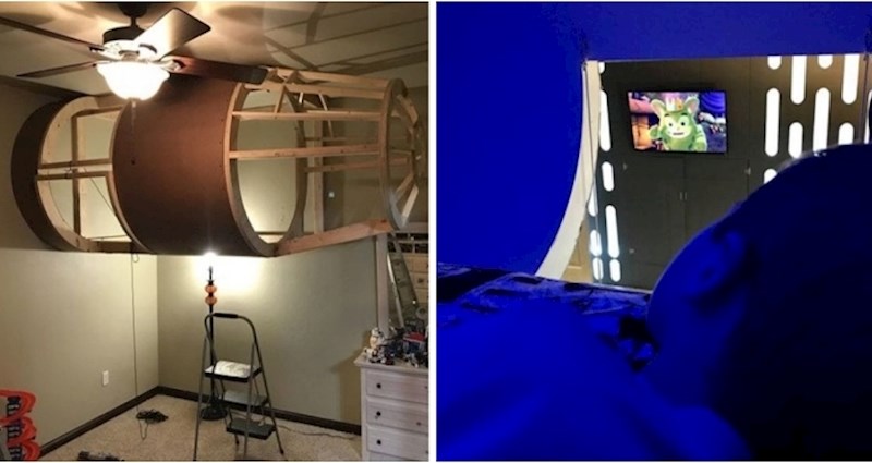 Nije htio spavati u dječjoj sobi, pogledajte što je osmislio njegov otac