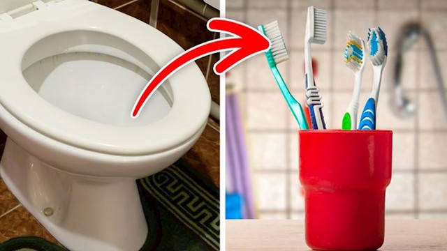 #5 Četkice u blizini wc školjke