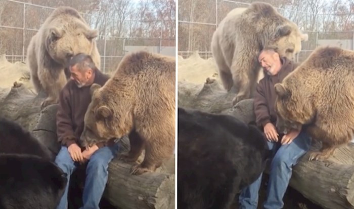 VIDEO Pogledajte kako je izgledao dirljiv susret medvjeda i njihovog čuvara
