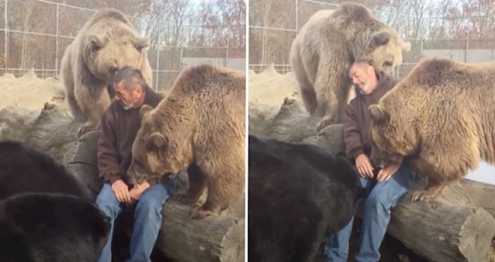VIDEO Pogledajte kako je izgledao dirljiv susret medvjeda i njihovog čuvara