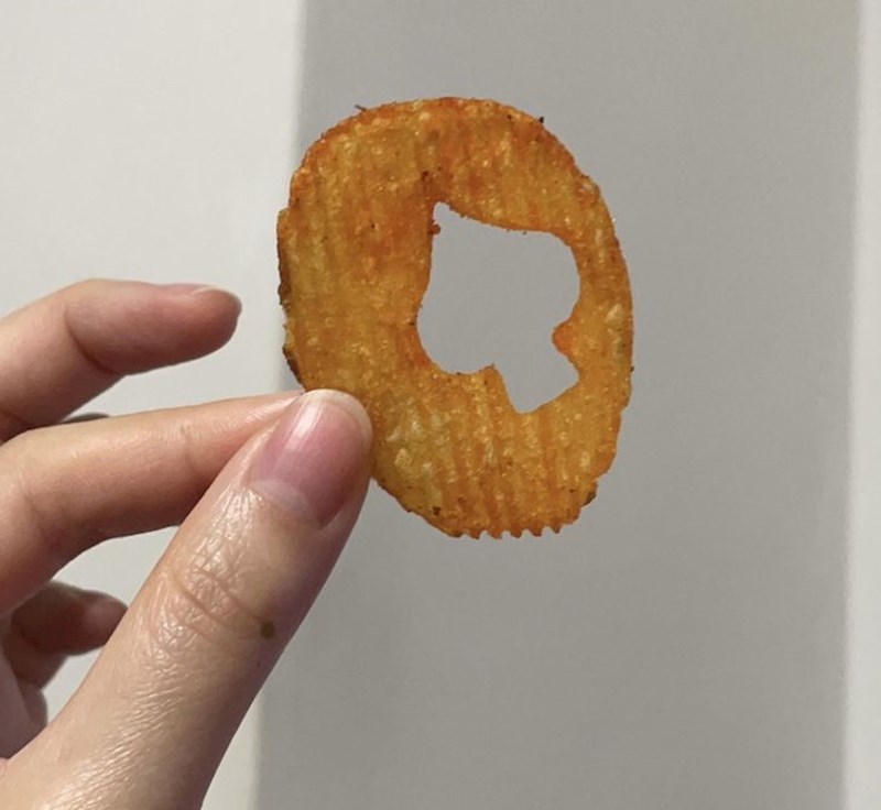 "Evo što sam uočio na jednom čipsu."