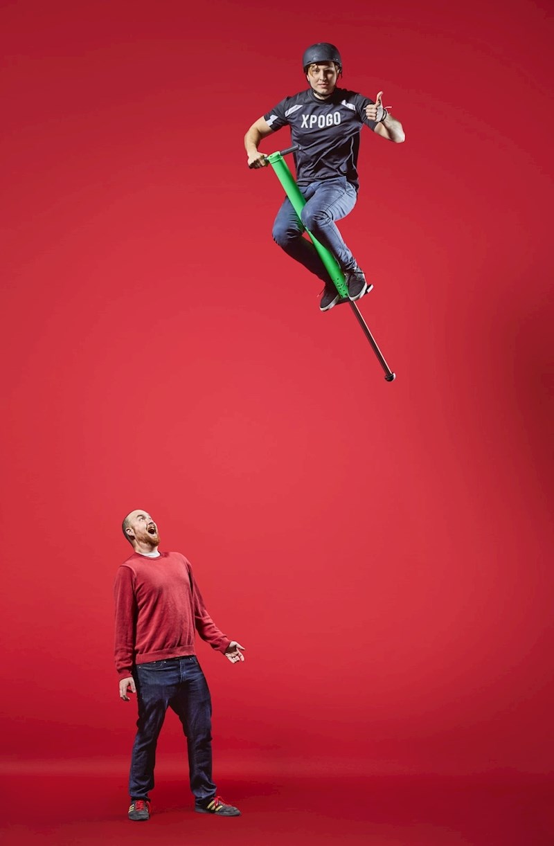 Najviši skok na pogo palici iznosi 3,5 metara.