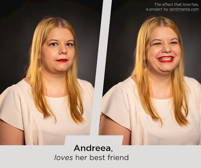 Andrea je dobila video poruku od svoje najbolje prijateljice.