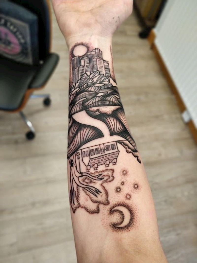 "Preselio sam se iz Sydneya u Irsku kad sam imao 10 godina. Sada imam 20 godina i evo moje prve tetovaže."