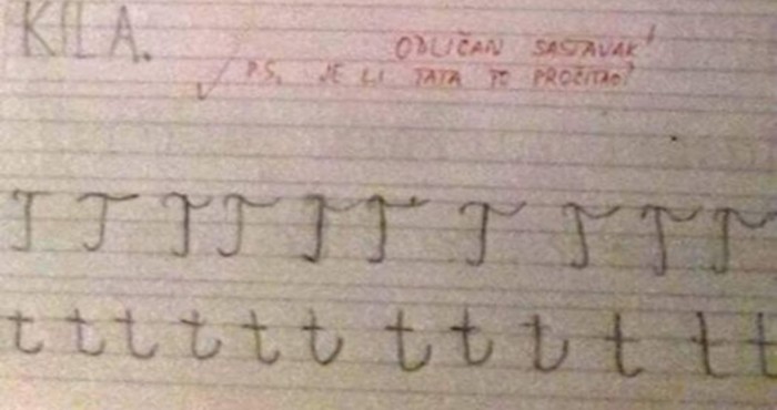Ovaj školaraca urnebesnim sastavkom na temu tate oduševio je internet