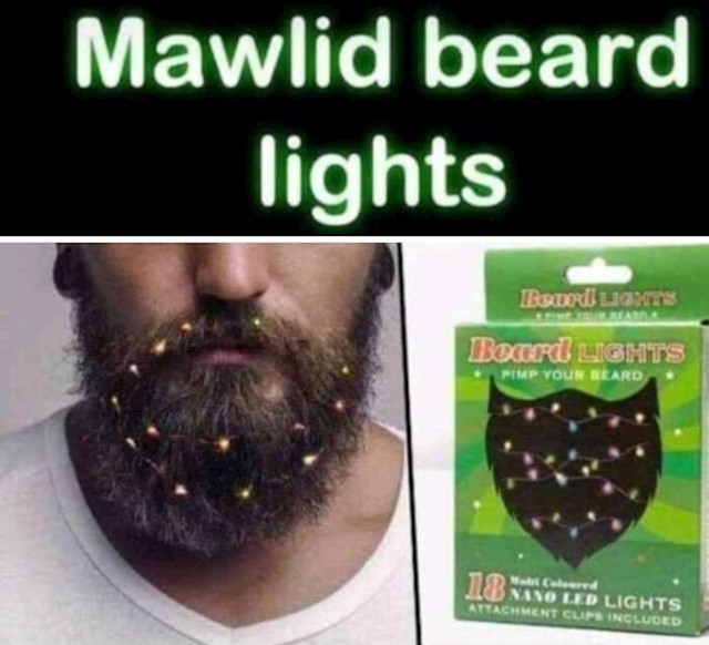 Lampice za bradu.