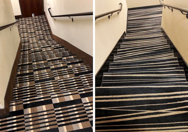 #6 Ovakav uzorak na stepenicama sigurno nije idealo rješenje.