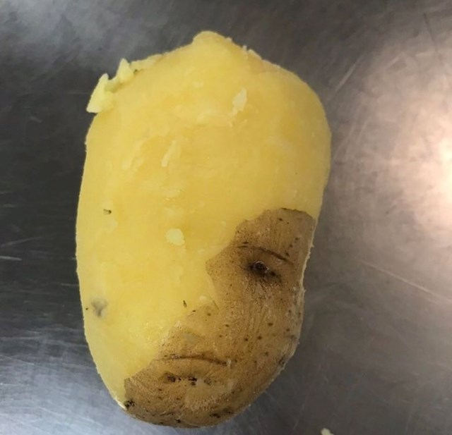 “Vidio sam ovaj vrlo tužan krumpir.”