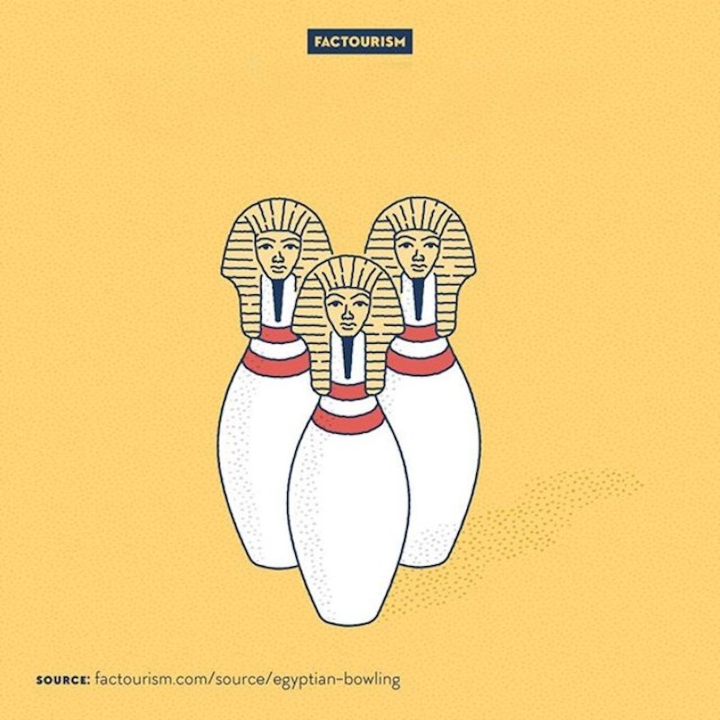 10. Stari Egipćani kuglali su se prije 5000 godina.