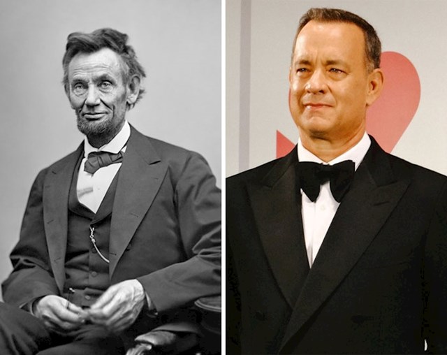 Abraham Lincoln i Tom Hanks