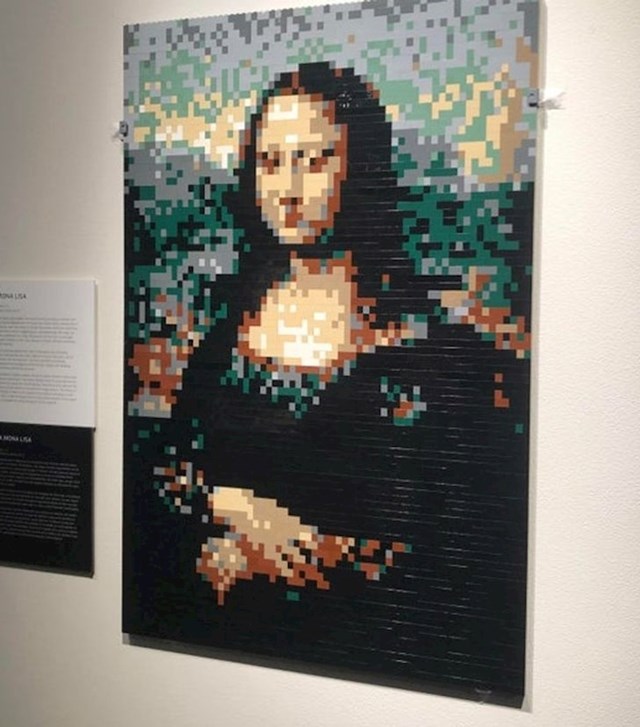 “Mona Lisa od Lego kockica!”