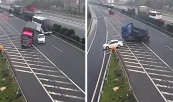 Ovaj vozač ponaša se kao da je sam na cesti, pogledajte kaos koji je napravio