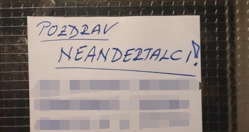 Ovaj susjed nije bilo zadovoljan s radovima u zgradi, pogledajte poruku koju je ostavio