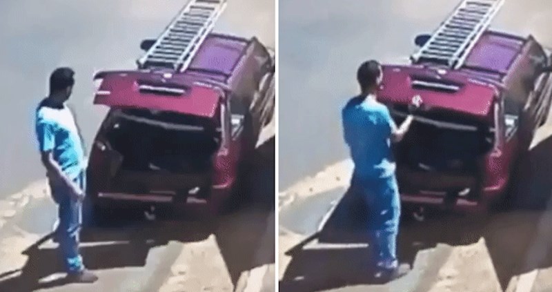 Reakcija ovog čovjeka kada shvati što je napravio nasmijati će vas do suza