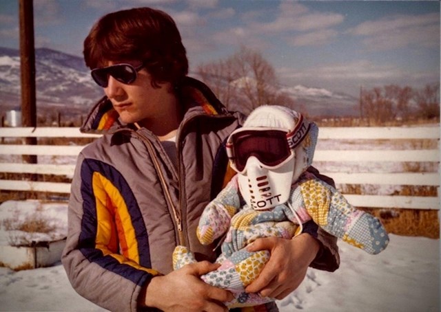 "Evo mog strica i mene 1979. godine."