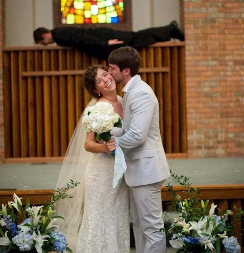 "Fotografija s vjenčanja brata mog prijatelja."