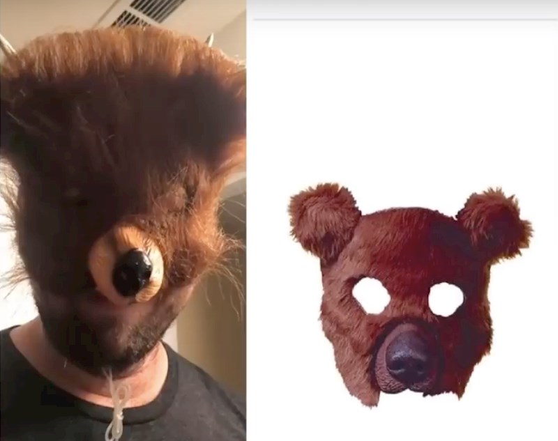 On je spreman za maškare!