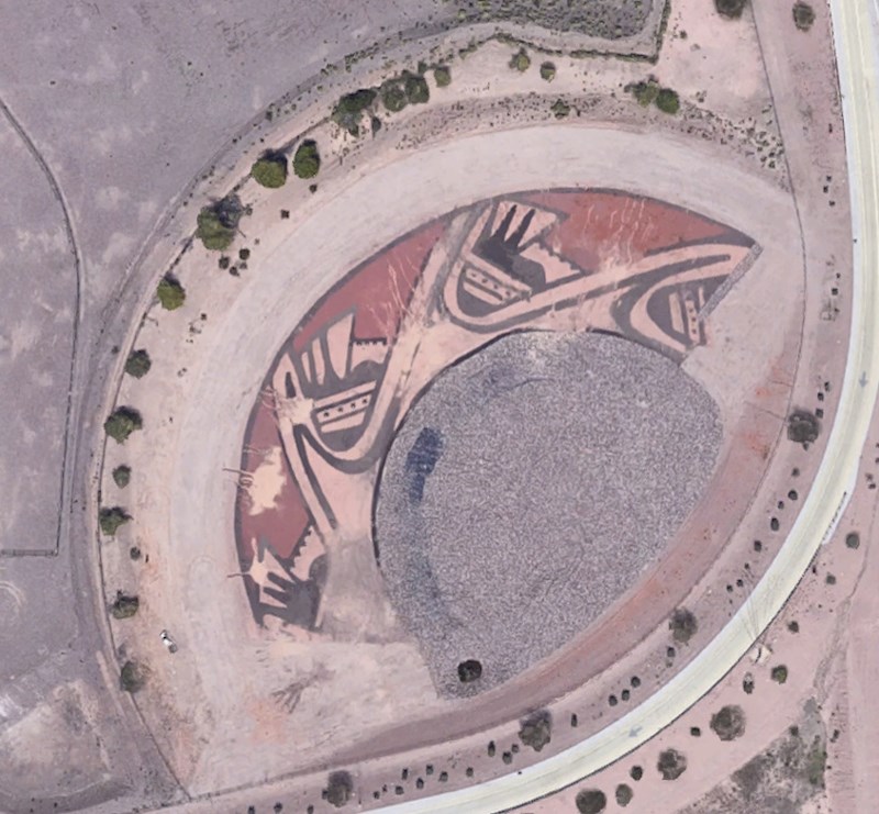 #9 Mozaik pored ceste u Arizoni.