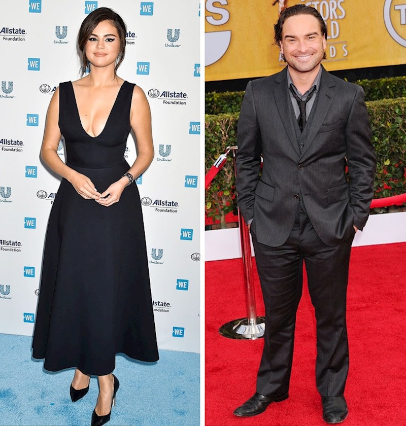 Selena Gomez i Johnny Galecki - 165 centimetara