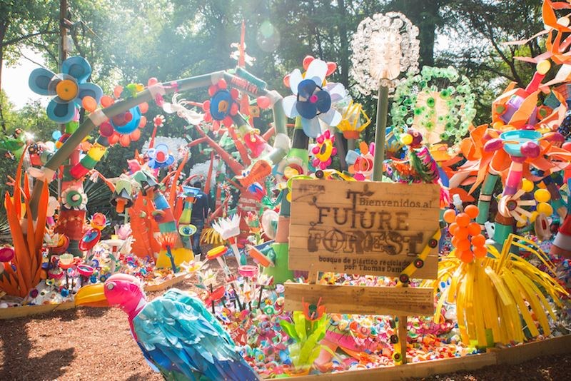 Dambo ima i niz projekata diljem svijeta, poput Future Forest (na slici dolje) koji se nalazi u Mexico Cityju.