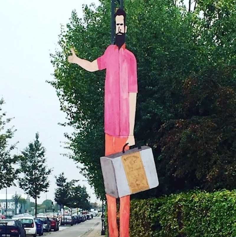 U Danskoj postoji ova stanica za autostopere.