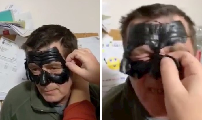 VIDEO Pogledajte kako je izgledao presmiješno skidanje maske s lica ovog čovjeka