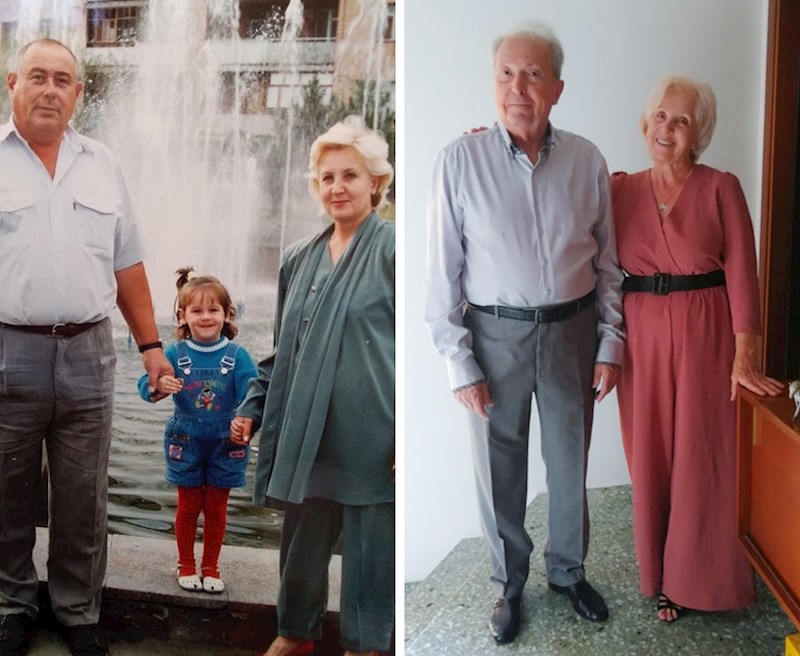 "Moja baka u dobi od 48 i 70 godina - sjajan primjer kako pravi muškarac utječe na ženu!"