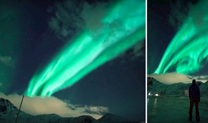 VIDEO Prekrasna snimka očaravajuće polarne svjetlosti iznad Norveške