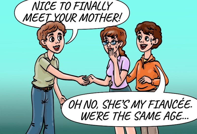 11. Partner je vaših godina, ali ljudi misle da je vaš skrbnik.