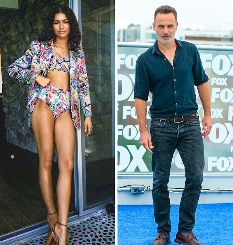 Zendaya i Andrew Lincoln - 177 centimetara