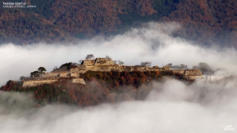 Takeda Castle, Asago, Hyōgo, Japan