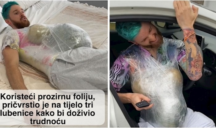 Ovaj tip pokušao je biti trudan jedan dan; pogledajte kako se bori sa svakodnevnim aktivnostima