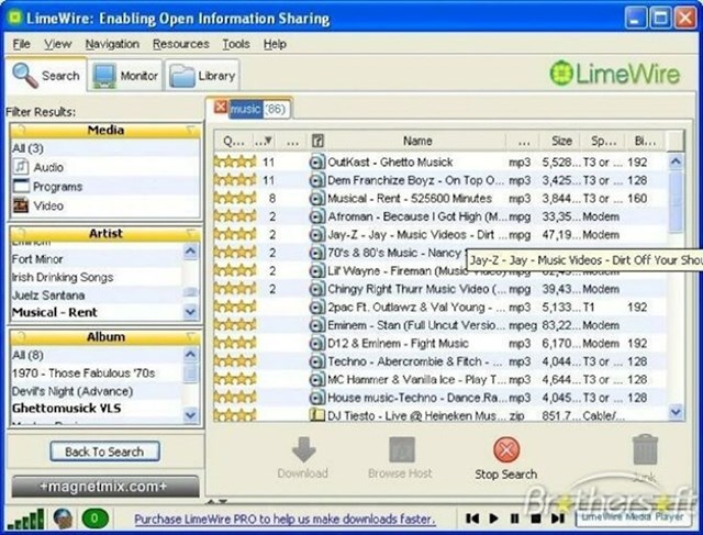 LimeWire.