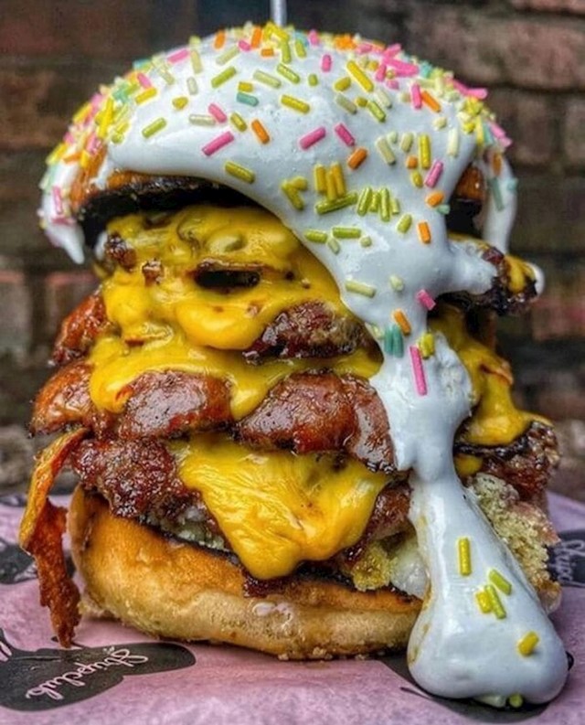 "Glazura na hamburgeru ako želite umrijeti mladi."
