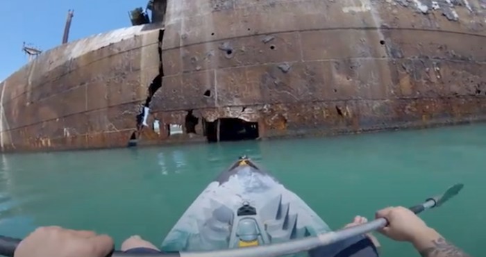 VIDEO Otkrio je olupinu broda i njezinu jezivu unutrašnjost