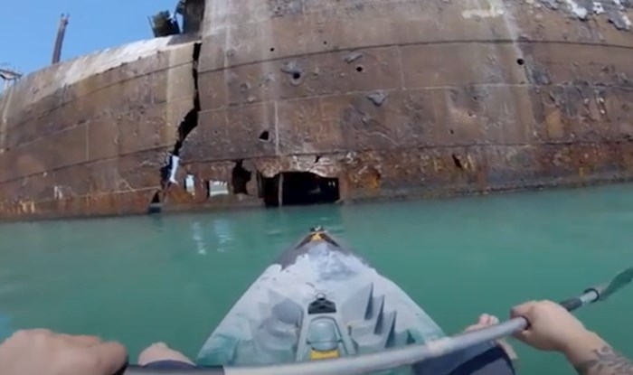 VIDEO Otkrio je olupinu broda i njezinu jezivu unutrašnjost