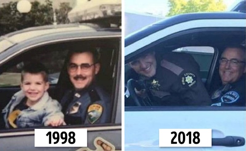 6. "Kad odrastem bit ću partner oca i loviti negativce i provalnike."