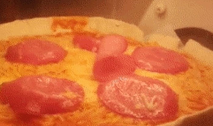 Dok su pekli pizzu primijetili su nešto neobično u pećnici