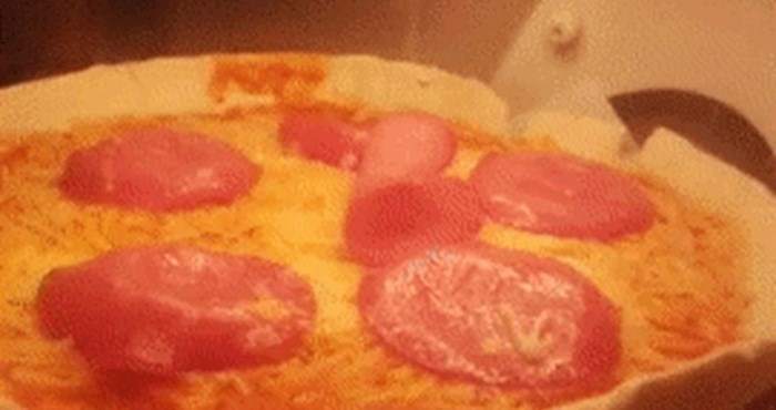 Dok su pekli pizzu primijetili su nešto neobično u pećnici