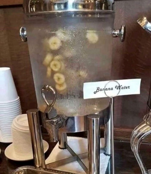 Voda s bananom?