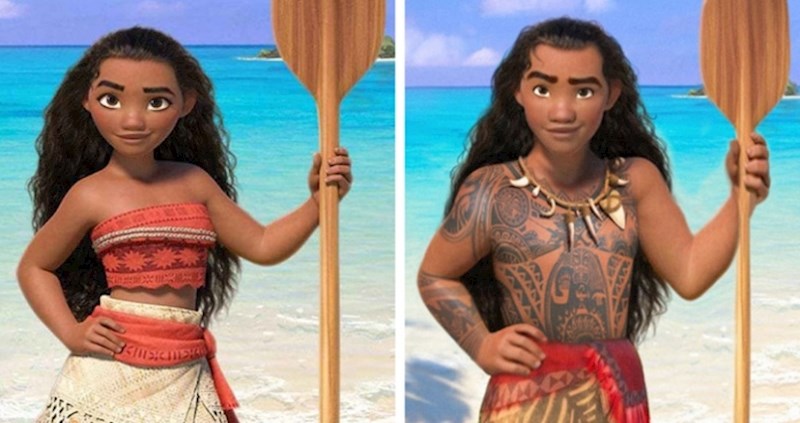 Pogledajte kako bi izgledalo 15 omiljenih Disneyevih likova da su suprotnog spola